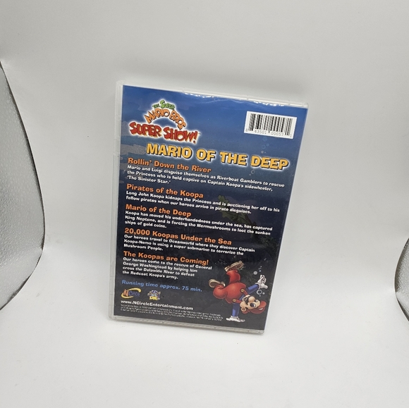 The Super Mario Bros. Super Show! Mario of the Deep DVD 1990 - Picture 2 of 5